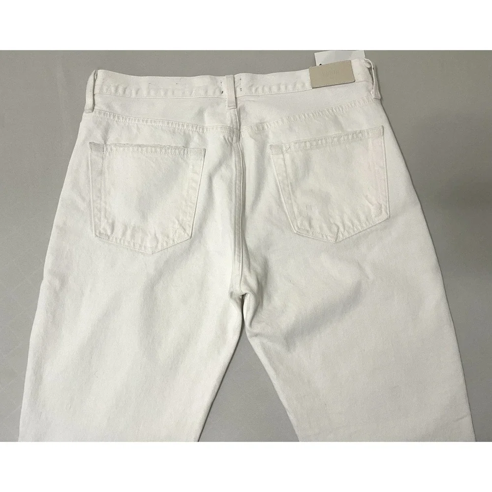 NWT Edwin Womens Kali Ankle‎ Vintage Straight Jeans 29 US 8 White Distressed